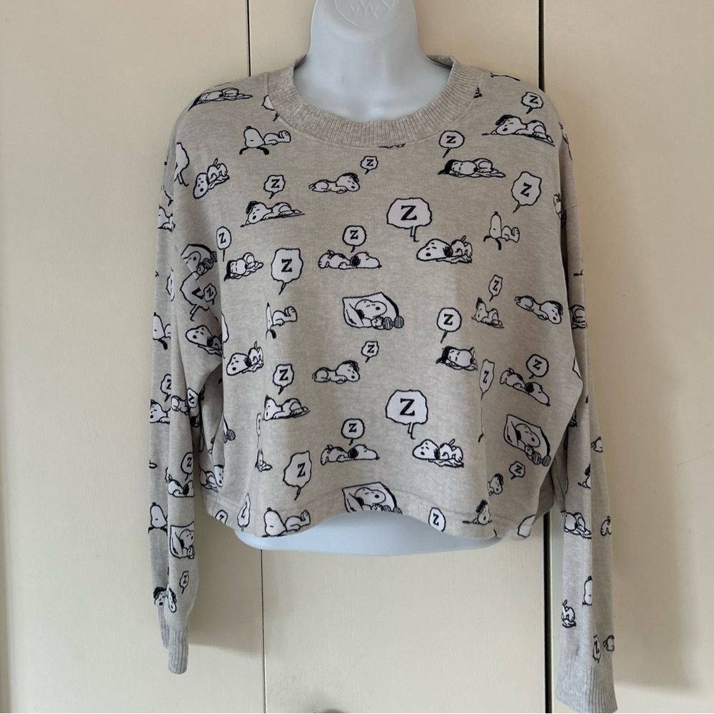 American Eagle Outfitters Snoopy knit top S